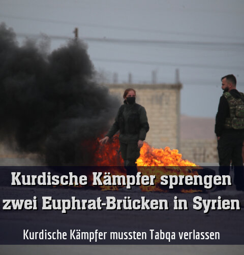 Kurdische Kämpfer mussten Tabqa verlassen