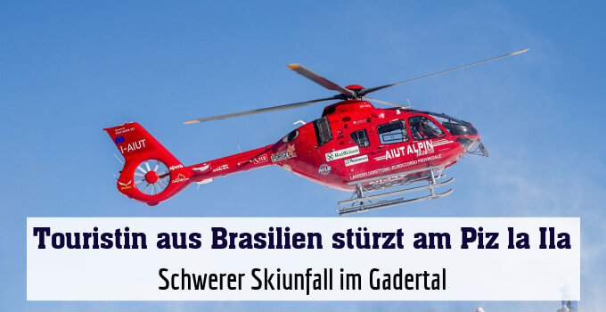 Schwerer Skiunfall im Gadertal