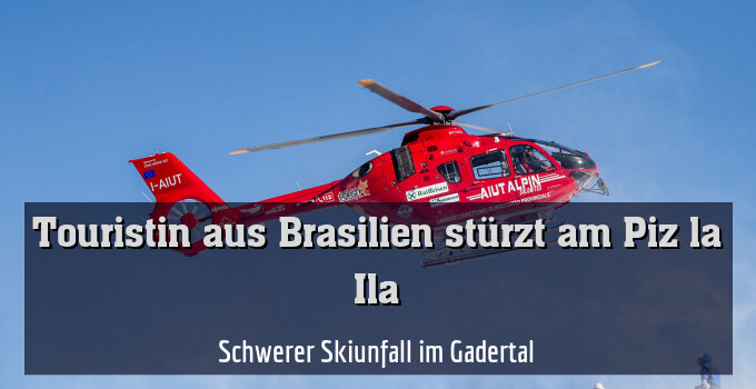 Schwerer Skiunfall im Gadertal