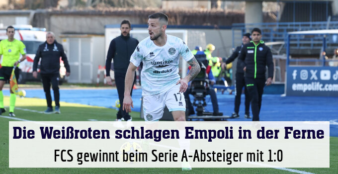 FCS gewinnt beim Serie A-Absteiger mit 1:0