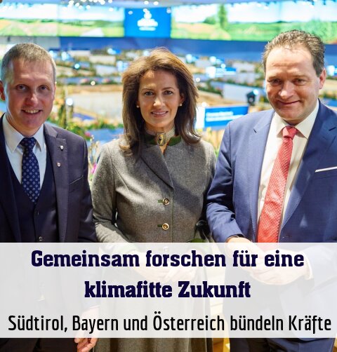  Südtirol, Bayern und Österreich bündeln Kräfte