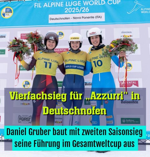Daniel Gruber baut mit zweiten Saisonsieg seine Führung im Gesamtweltcup aus