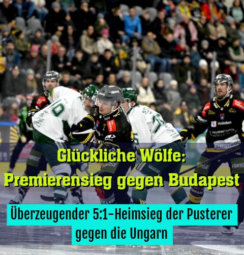 Überzeugender 5:1-Heimsieg der Pusterer gegen die Ungarn