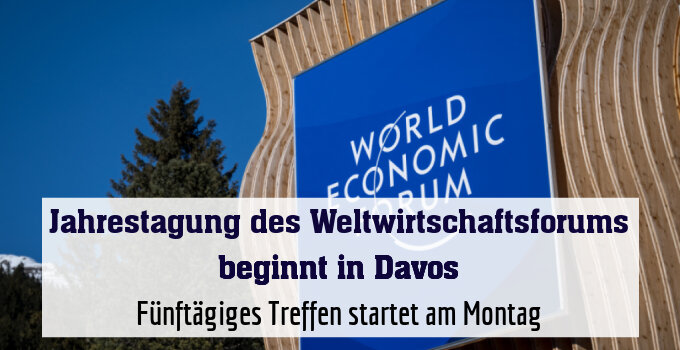 Fünftägiges Treffen startet am Montag