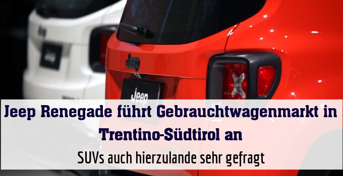 SUVs auch hierzulande sehr gefragt