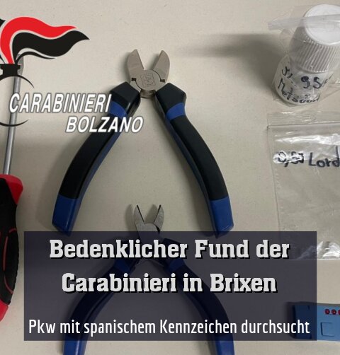 Pkw mit spanischem Kennzeichen durchsucht