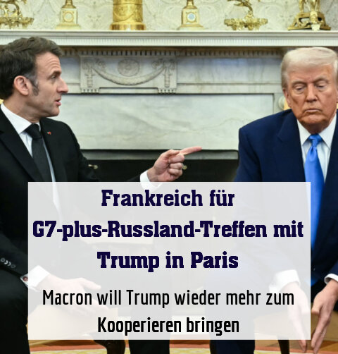 Macron will Trump wieder mehr zum Kooperieren bringen