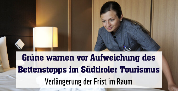 Verlängerung der Frist im Raum