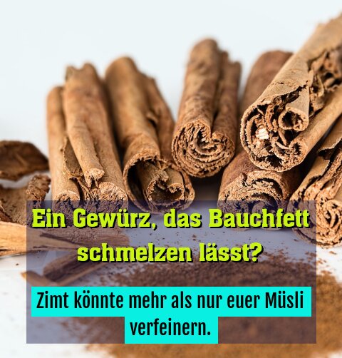Zimt könnte mehr als nur euer Müsli verfeinern.
