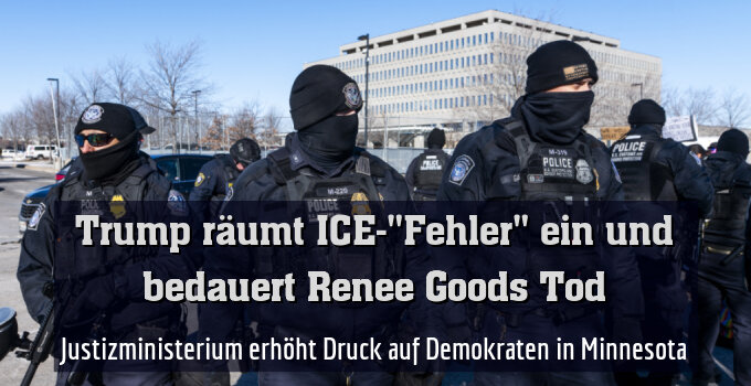 Justizministerium erhöht Druck auf Demokraten in Minnesota