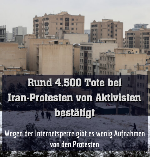 Wegen der Internetsperre gibt es wenig Aufnahmen von den Protesten