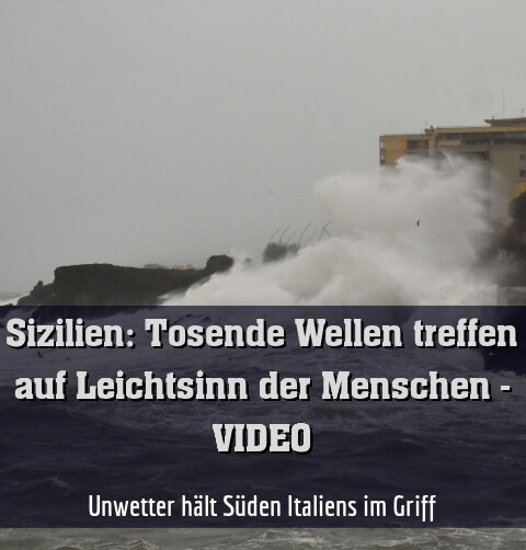 Unwetter hält Süden Italiens im Griff