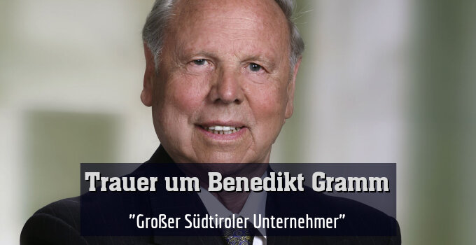 "Großer Südtiroler Unternehmer"