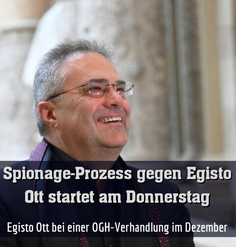 Egisto Ott bei einer OGH-Verhandlung im Dezember