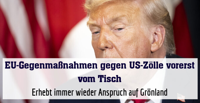 Erhebt immer wieder Anspruch auf Grönland