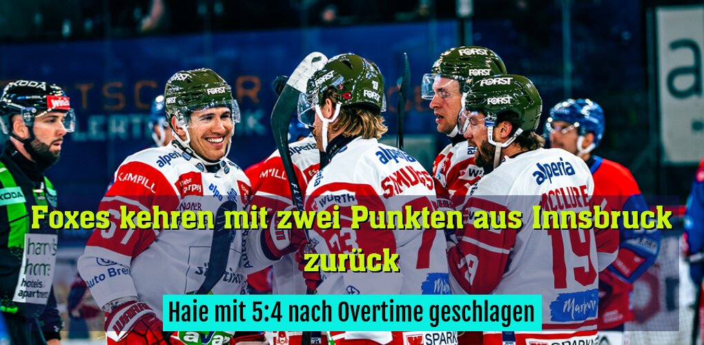 Haie mit 5:4 nach Overtime geschlagen
