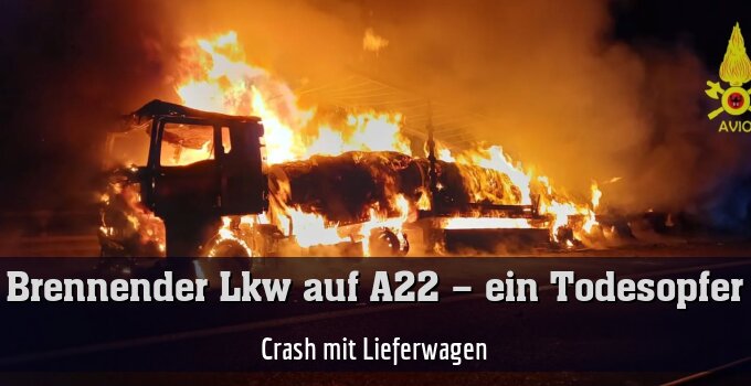 Crash mit Lieferwagen