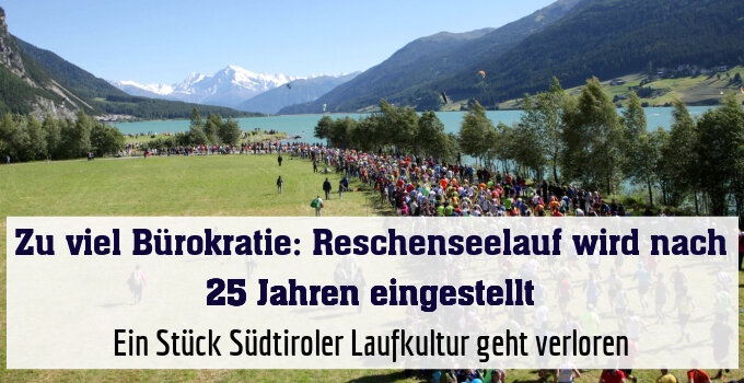 Ein Stück Südtiroler Laufkultur geht verloren