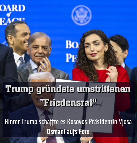 Trump präsentiert Gründungscharta