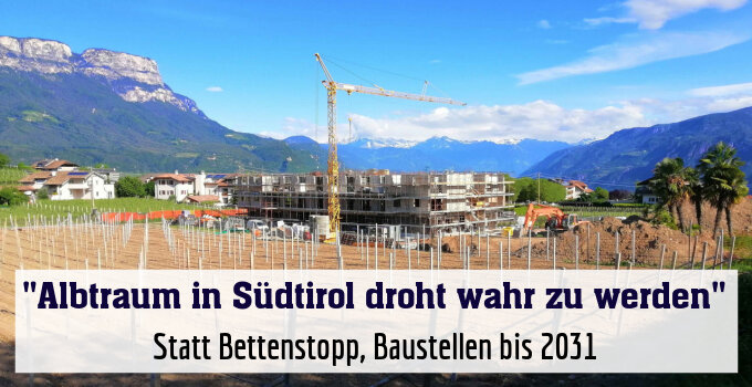 Statt Bettenstopp, Baustellen bis 2031