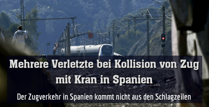 Der Zugverkehr in Spanien kommt nicht aus den Schlagzeilen