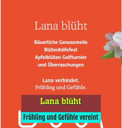 Frühling und Gefühle vereint