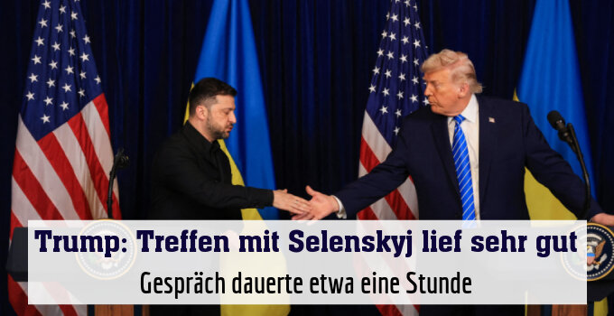 Gespräch dauerte etwa eine Stunde