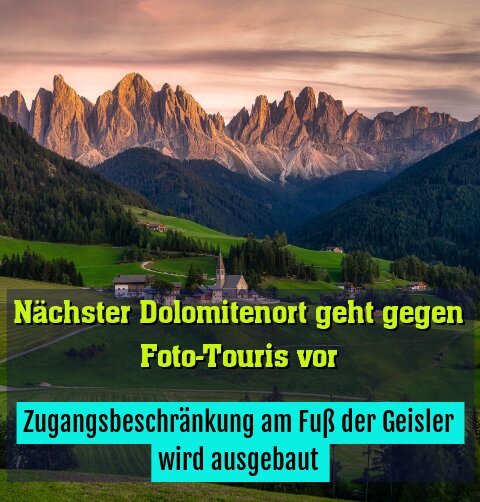 Zugangsbeschränkung am Fuß der Geisler wird ausgebaut