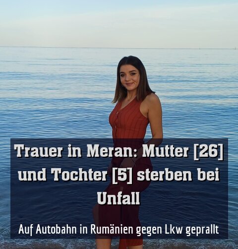 Auf Autobahn in Rumänien gegen Lkw geprallt