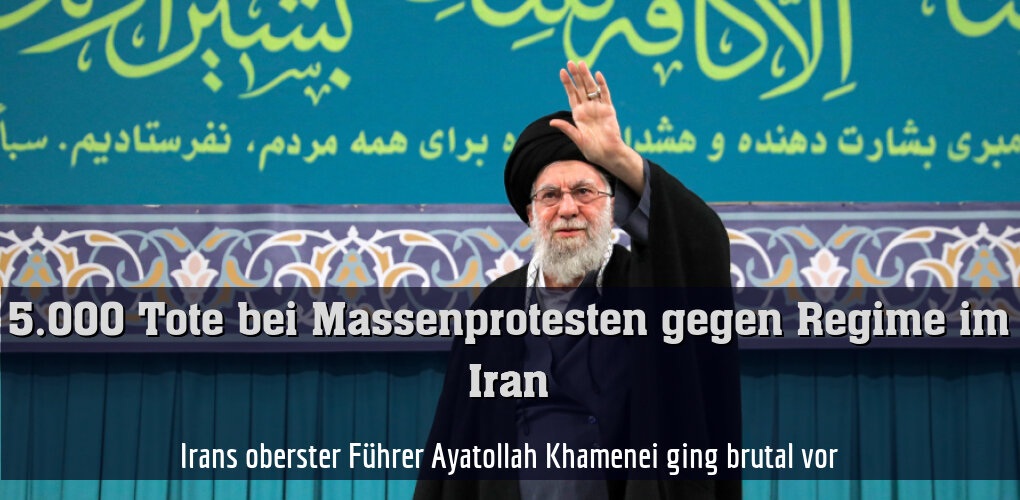 Irans oberster Führer Ayatollah Khamenei ging brutal vor