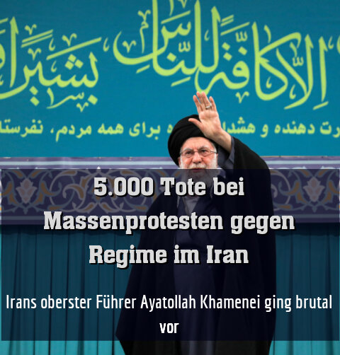 Irans oberster Führer Ayatollah Khamenei ging brutal vor