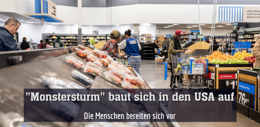 Die Menschen bereiten sich vor