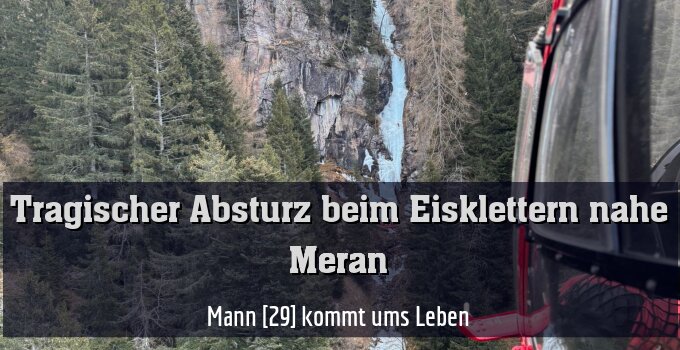 Mann [29] kommt ums Leben