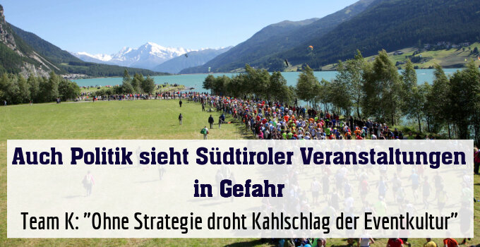 Team K: "Ohne Strategie droht Kahlschlag der Eventkultur"