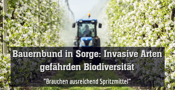 "Brauchen ausreichend Spritzmittel"