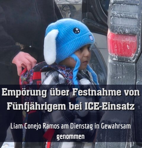 Liam Conejo Ramos am Dienstag in Gewahrsam genommen