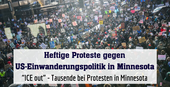 "ICE out" - Tausende bei Protesten in Minnesota