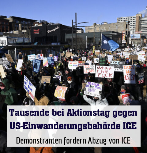 Demonstranten fordern Abzug von ICE
