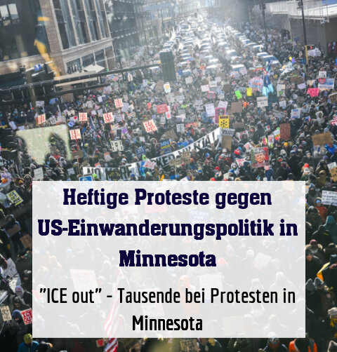 "ICE out" - Tausende bei Protesten in Minnesota