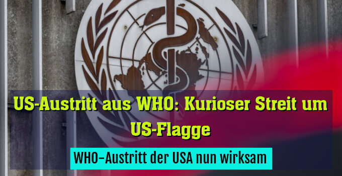 WHO-Austritt der USA nun wirksam