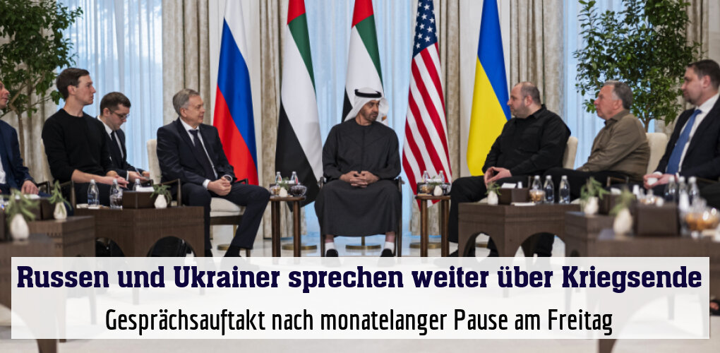 Gesprächsauftakt nach monatelanger Pause am Freitag