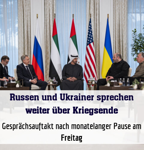 Gesprächsauftakt nach monatelanger Pause am Freitag