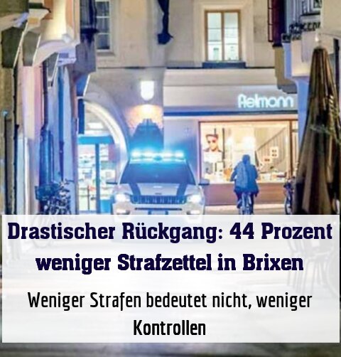 Weniger Strafen bedeutet nicht, weniger Kontrollen