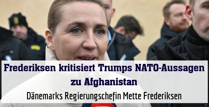Dänemarks Regierungschefin Mette Frederiksen