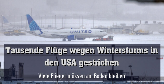 Viele Flieger müssen am Boden bleiben