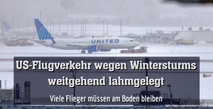 Viele Flieger müssen am Boden bleiben