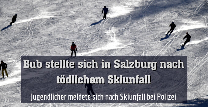 Jugendlicher meldete sich nach Skiunfall bei Polizei