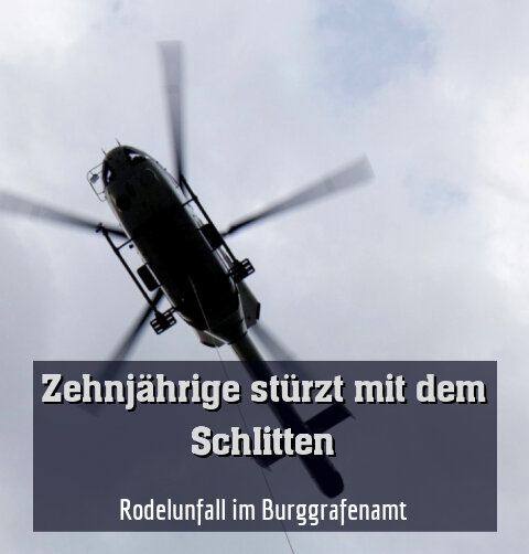 Rodelunfall im Burggrafenamt