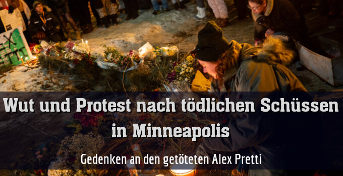 Gedenken an den getöteten Alex Pretti