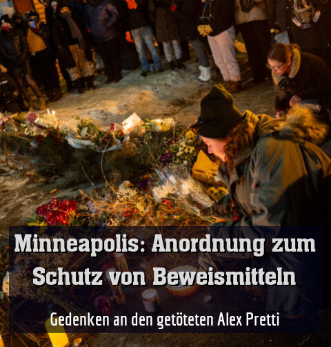 Gedenken an den getöteten Alex Pretti